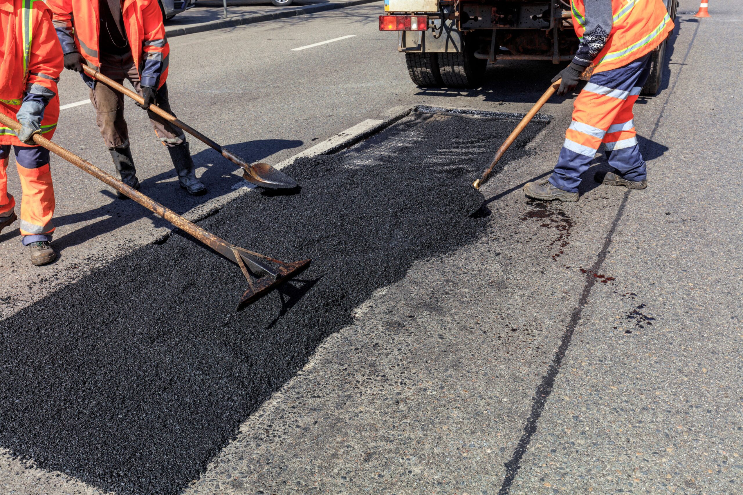 Coupe Road Markings Pothole Repairs