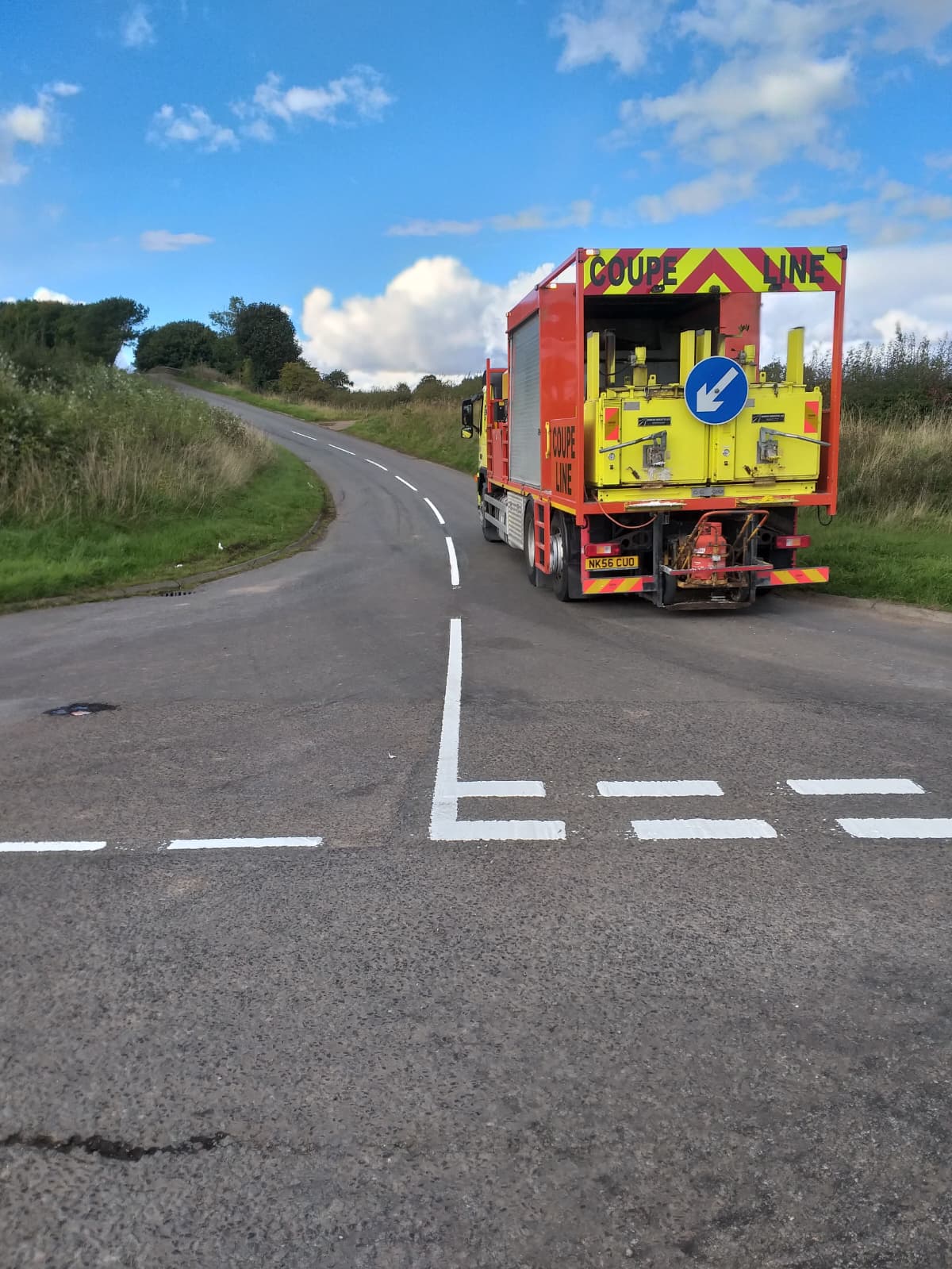 Coupe Road Markings Pothole Repairs